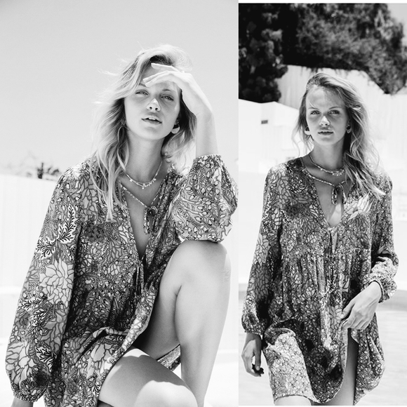 New Arnhem Sinta Magenta Tunic Mini Dress 8 S pink - Picture 9 of 16